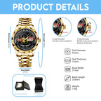Chicago Blackhawks 100th Anniversary 2026 Alloy Luxury Quartz Watch – GNE4342