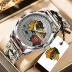 Chicago Blackhawks 100th Anniversary 2026 Alloy Luxury Quartz Watch – TANTN16098