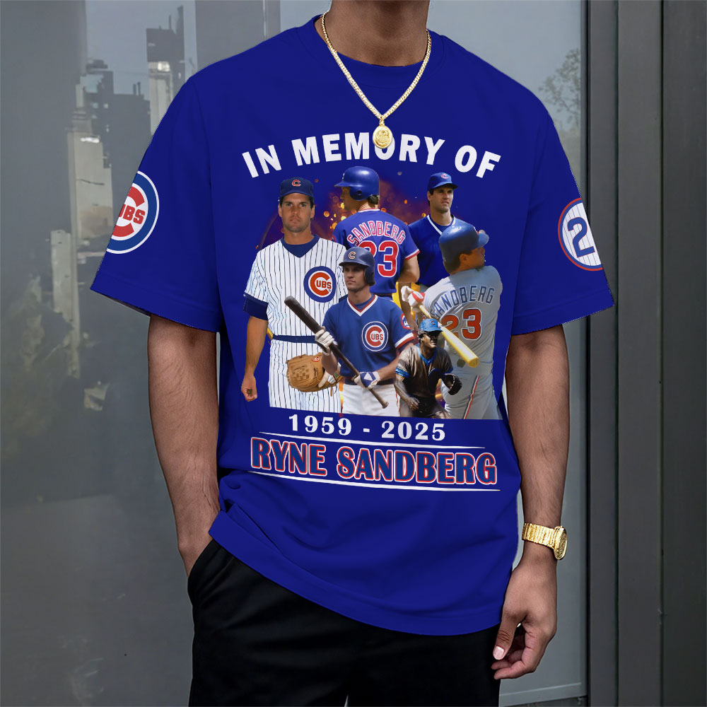 Chicago Cubs x Ryne Sandberg 3D Apparel – MAITM 12353