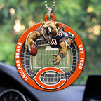 Chicago Bears Custom shape 2-sided Acrylic Car Ornament – HOATT12595