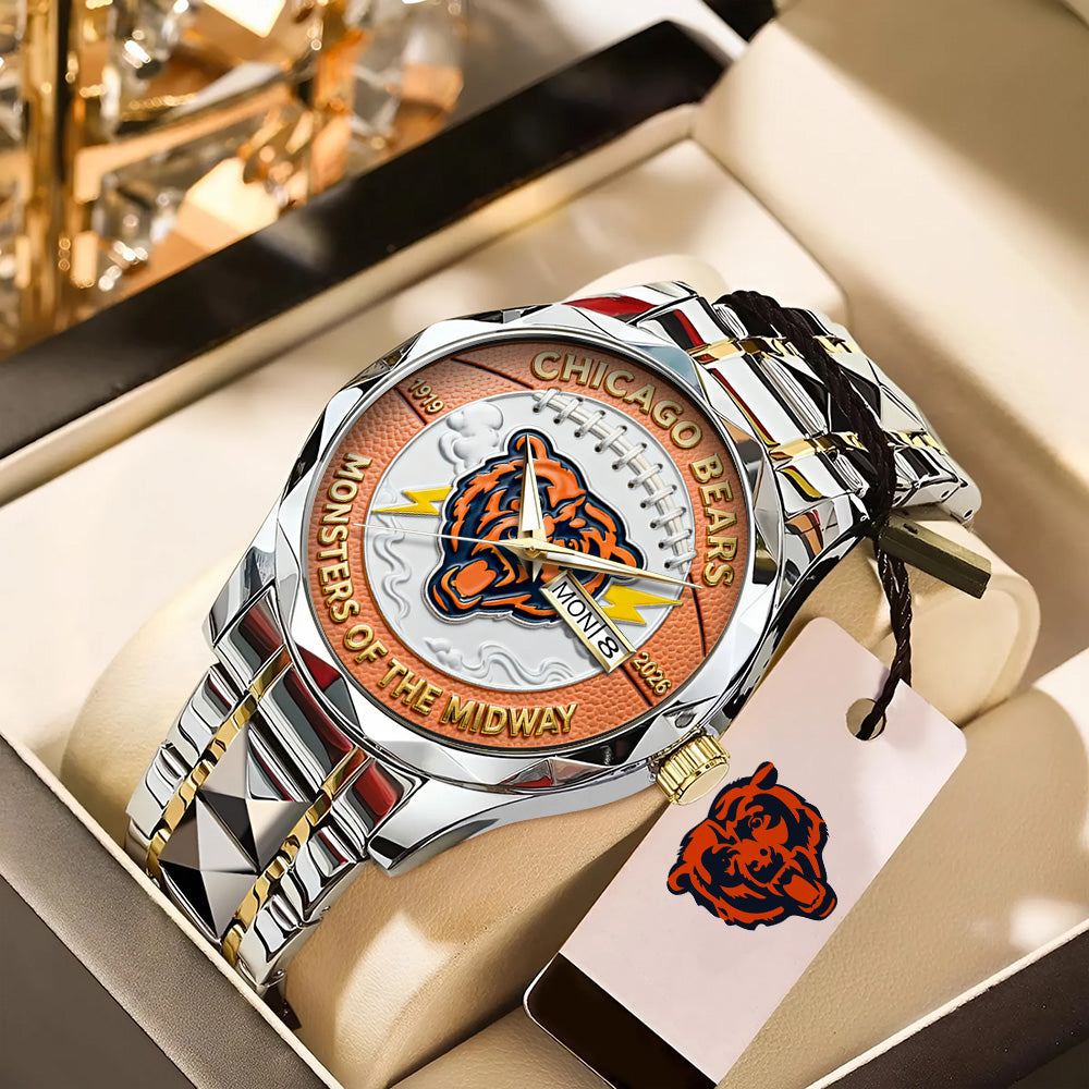 Chicago Bears 107th Anniversary 2026 Alloy Luxury Quartz Watch – TANTN18557