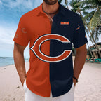 Chicago Bears Short Sleeve Button-Down Shirt – MAITM13549
