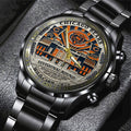 Chicago Bears Wild Card 2026 Black Stainless Steel Watch – TANTN20505