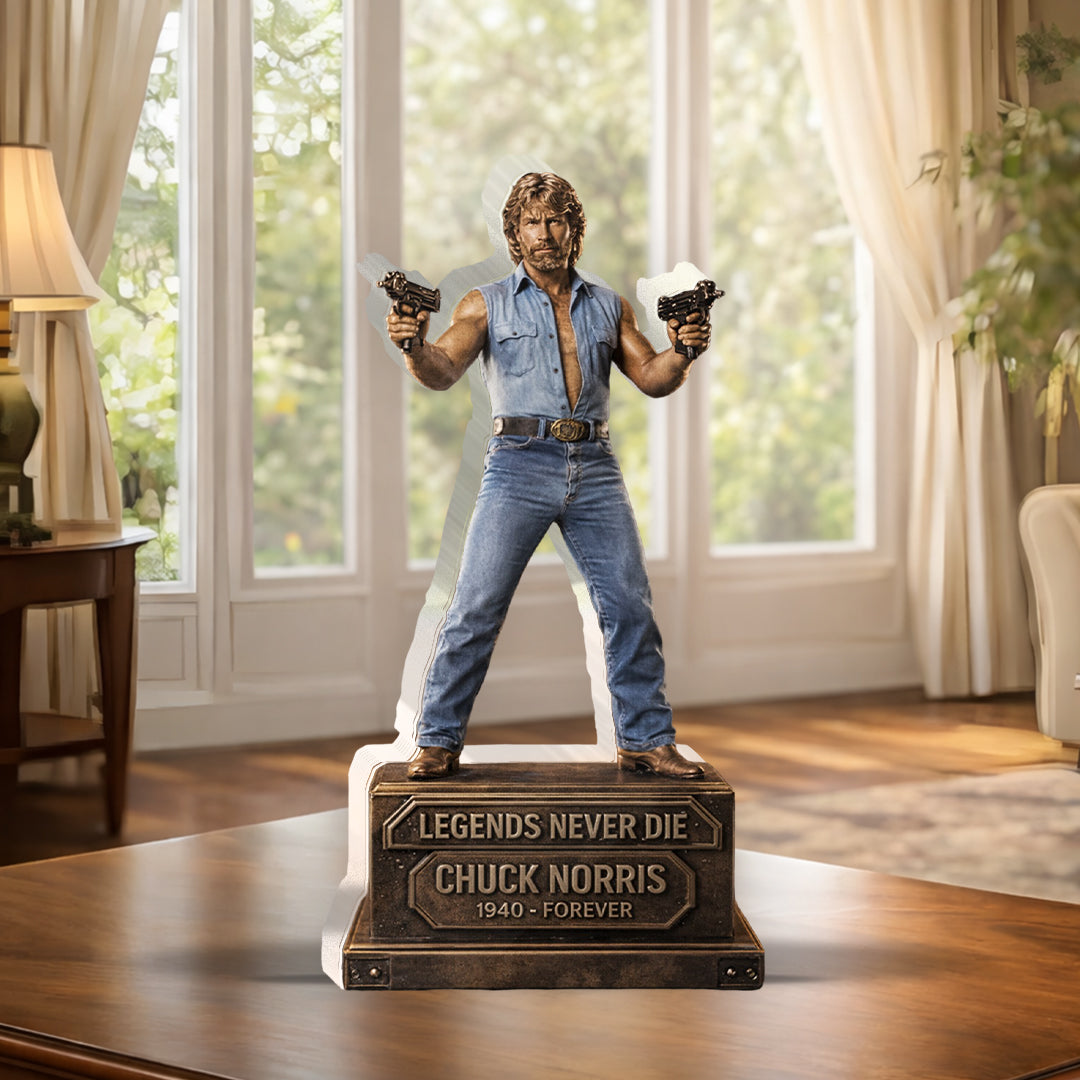 Chuck Norris Custom Shape Acrylic Plaque – HOATT17018