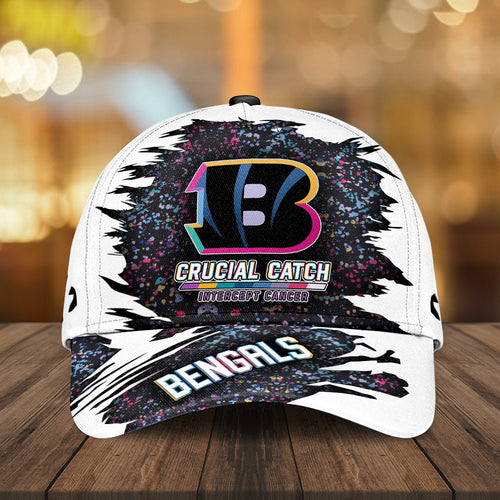 Cincinnati Bengals x Crucial Catch Intercept Cancer Classic Cap – MAITM12953
