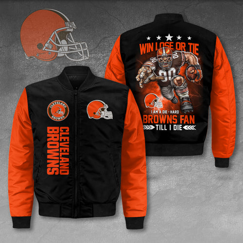 Cleveland Browns 3D Bomber Jacket – HOATT12803