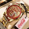 Coca-Cola 140th Anniversary Alloy Luxury Quartz Watch – TMTHU4255