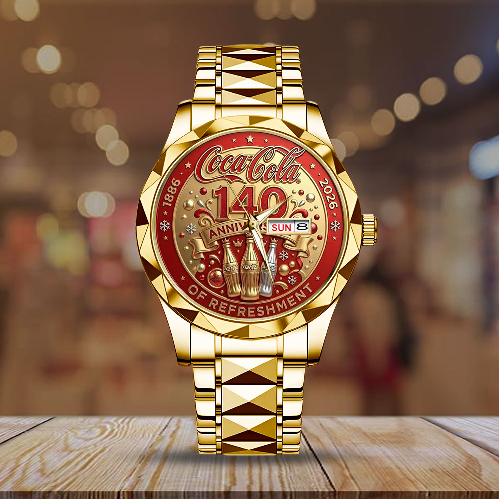 Coca-Cola 140th Anniversary Alloy Luxury Quartz Watch – TMTHU4255