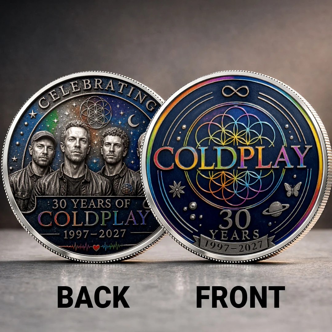 Coldplay 30th Anniversary Commemorative Coin – TANTN25022