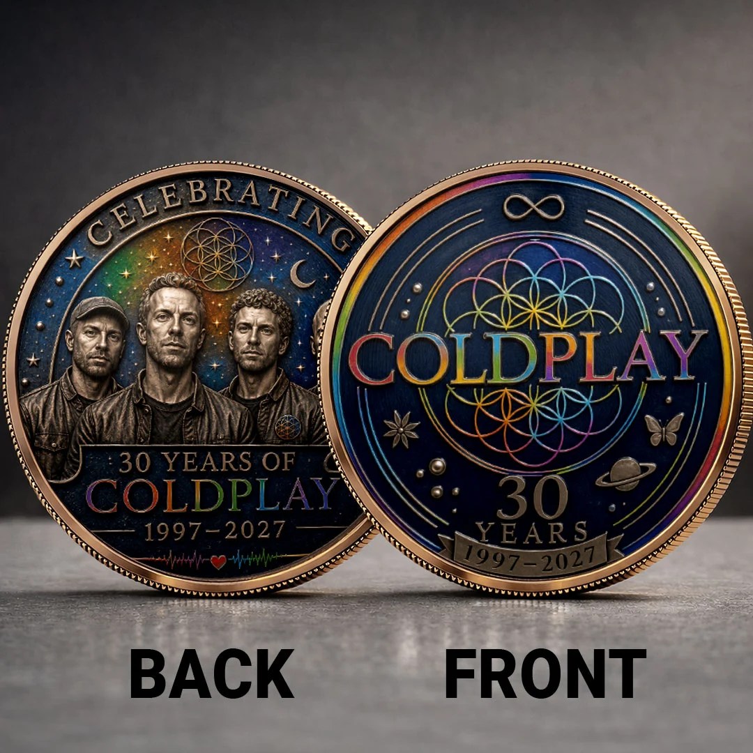 Coldplay 30th Anniversary Commemorative Coin – TANTN25022