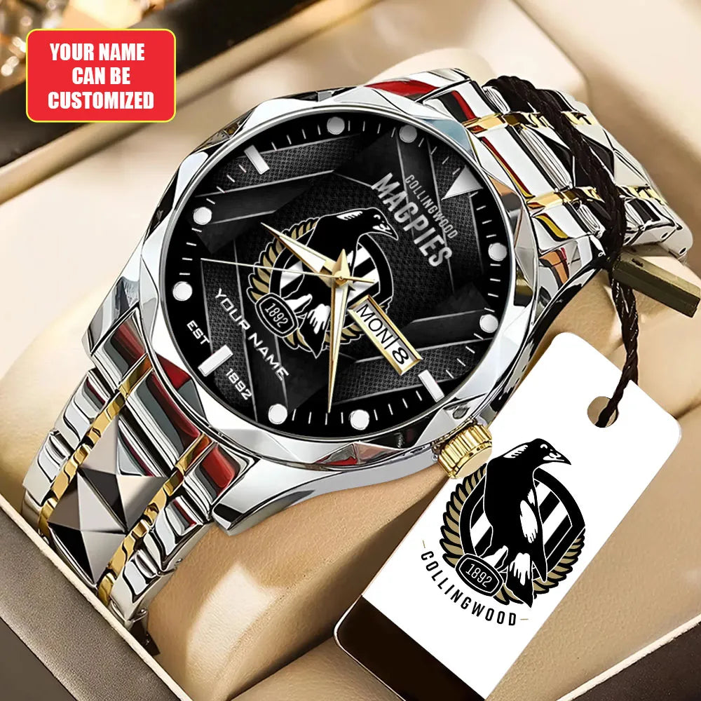 Personalized Collingwood FC Alloy Luxury Quartz Watch – TANTN20276