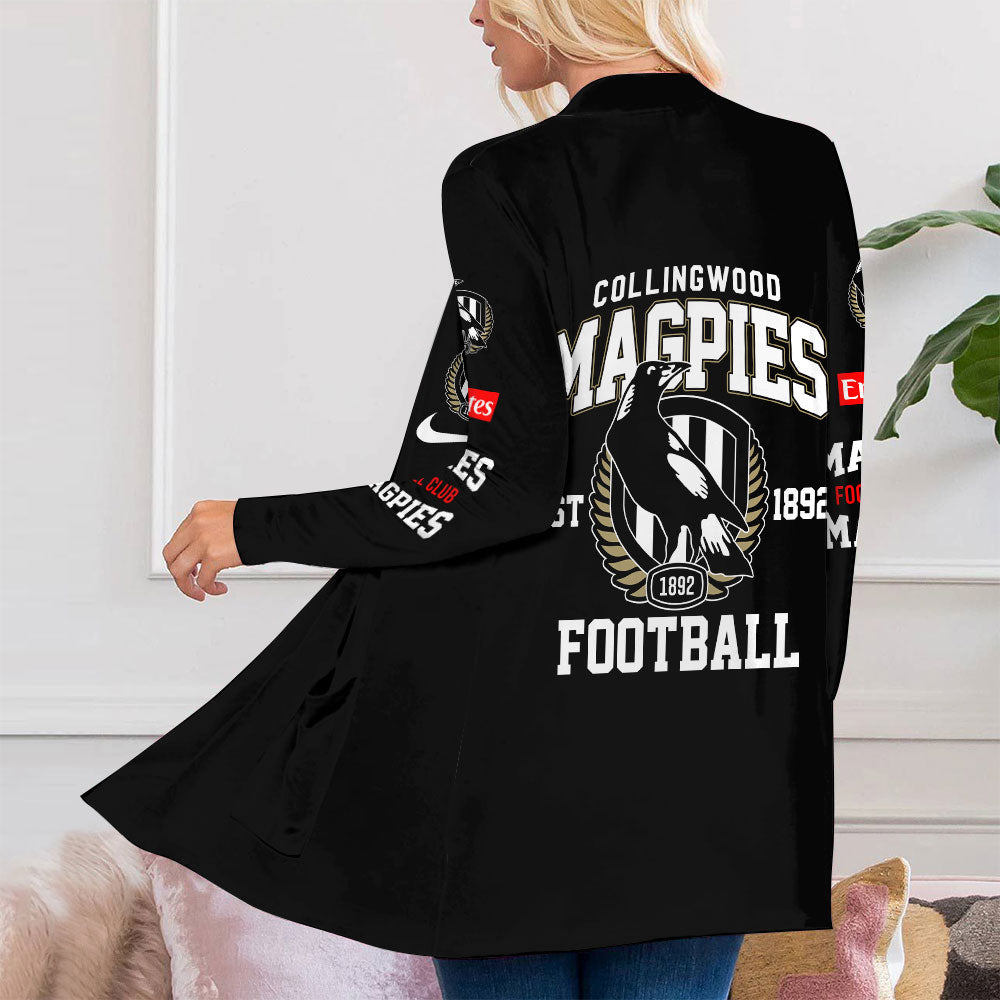 Collingwood FC Women's Patch Pocket Cardigan – VANDH 403