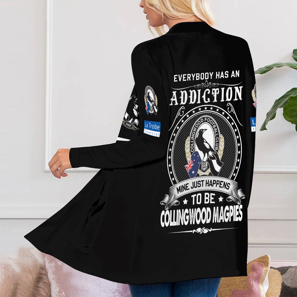 Collingwood FC Women's Patch Pocket Cardigan – TANTN 1611