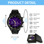 Colorado Rockies Black Stainless Steel Watch – MAITM13431