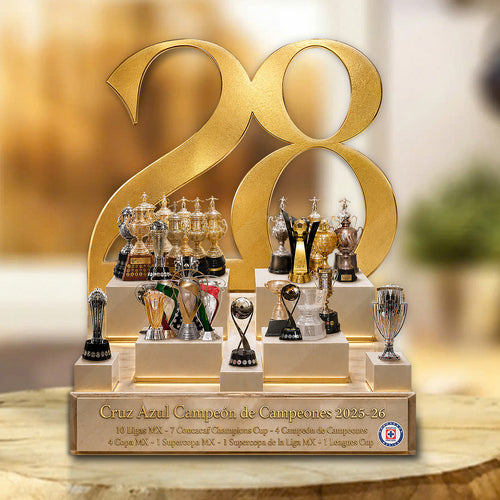 Cruz Azul Campeón de Campeones 2025-26 Custom Shape Acrylic Plaque – GNE7845