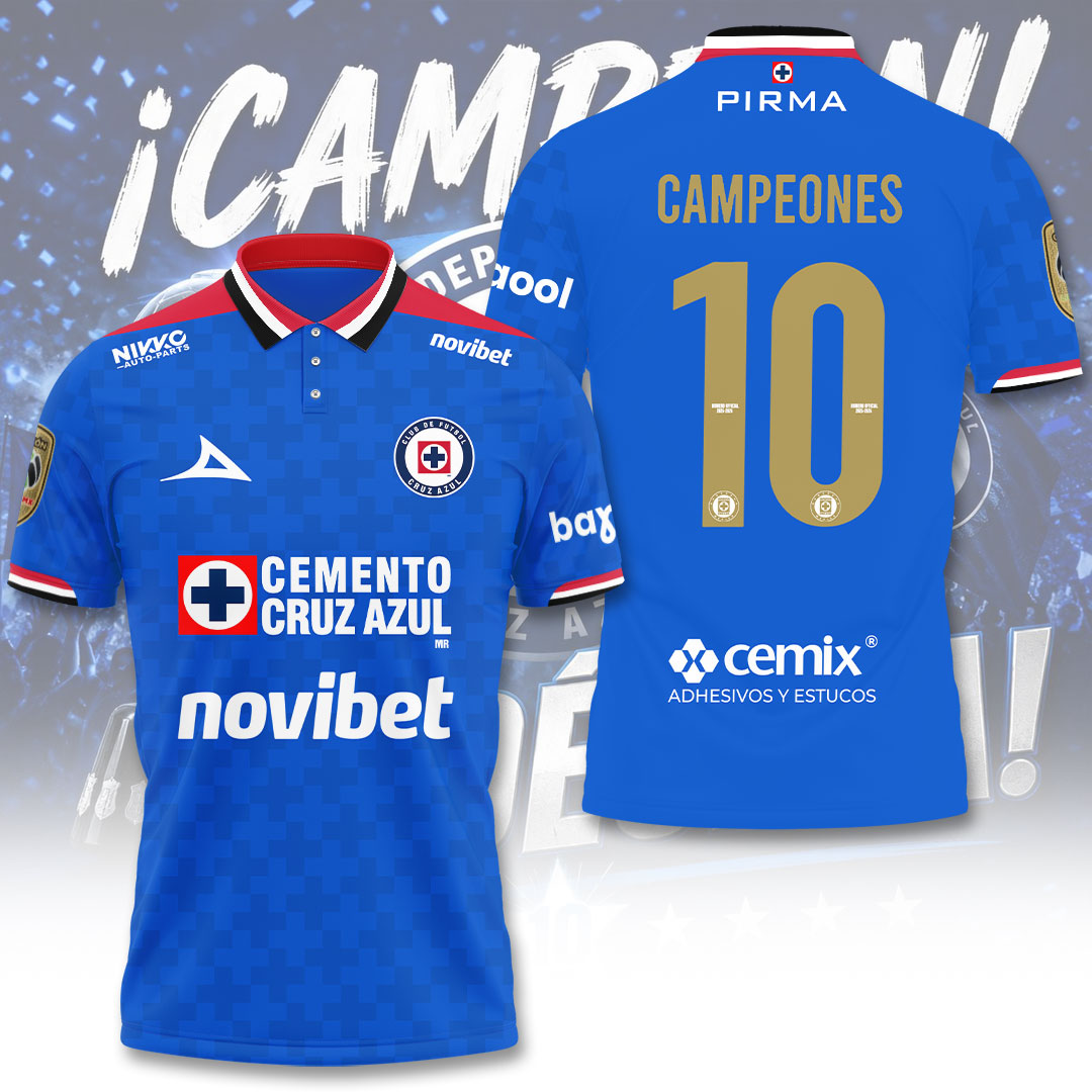 Cruz Azul Campeón del Clausura 25/26 3D Apparel – TANTN23178
