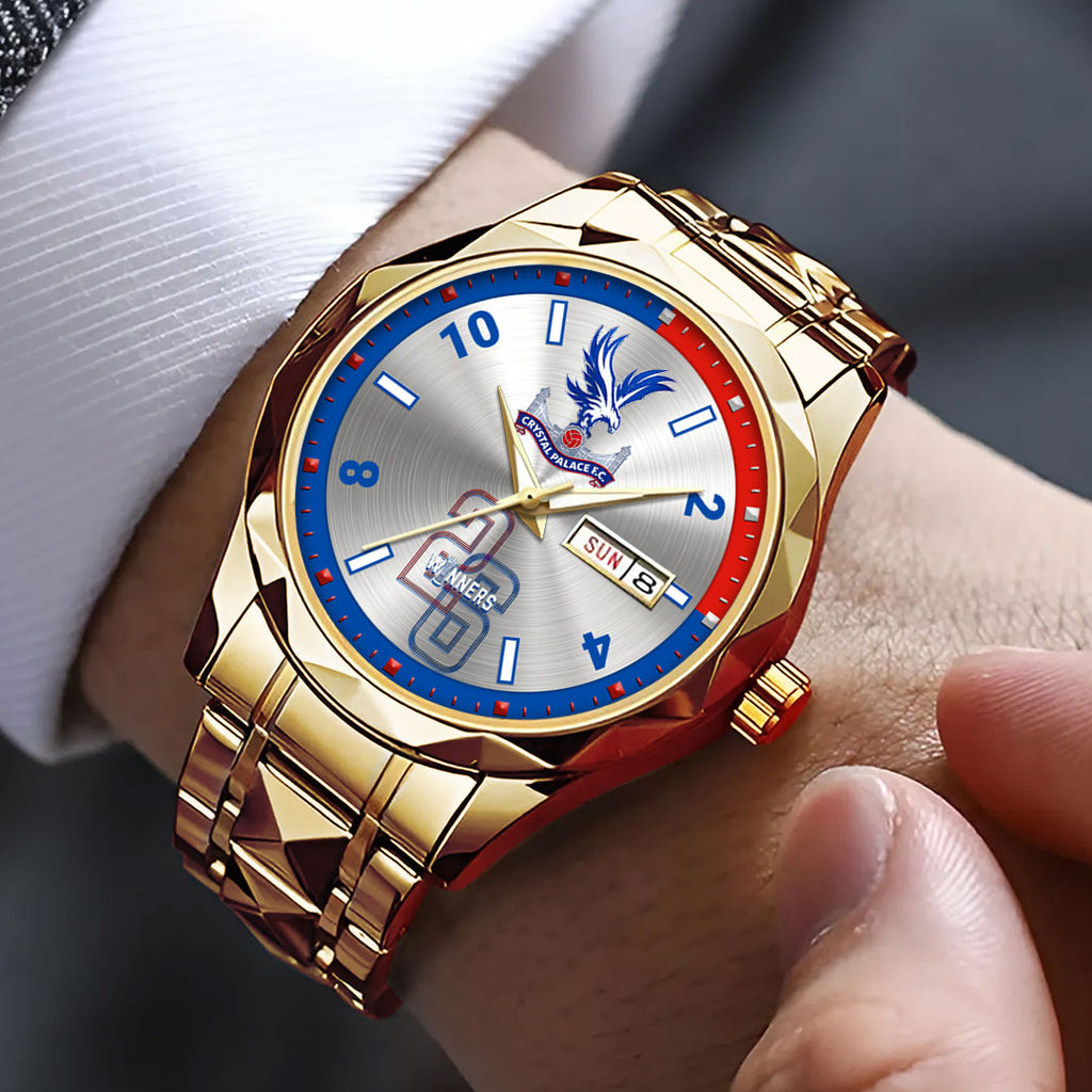 Crystal Palace FC 2026 UEFA Conference League Winners Alloy Luxury Quartz Watch – HOATT18570