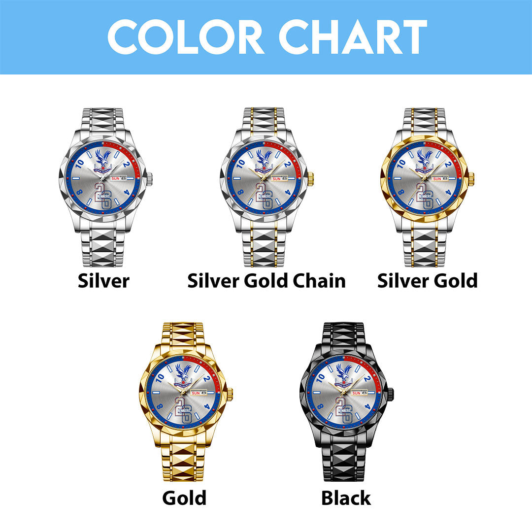 Crystal Palace FC 2026 UEFA Conference League Winners Alloy Luxury Quartz Watch – HOATT18570