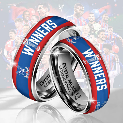 Crystal Palace FC UEFA Conference League Winners 2026 Custom Alloy Ring – TANTN23222
