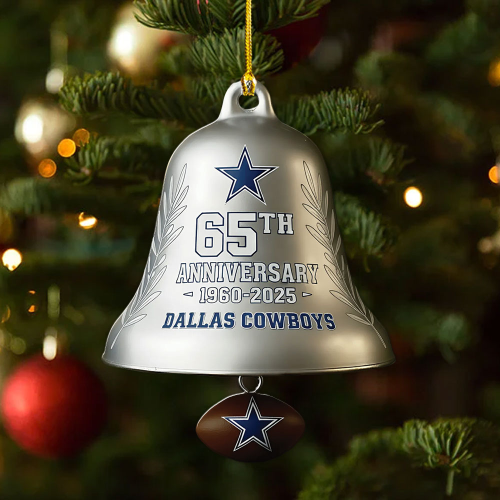 Dallas Cowboys 65th Anniversary Custom Shape 2-sided Acrylic Ornament – MAITM13705