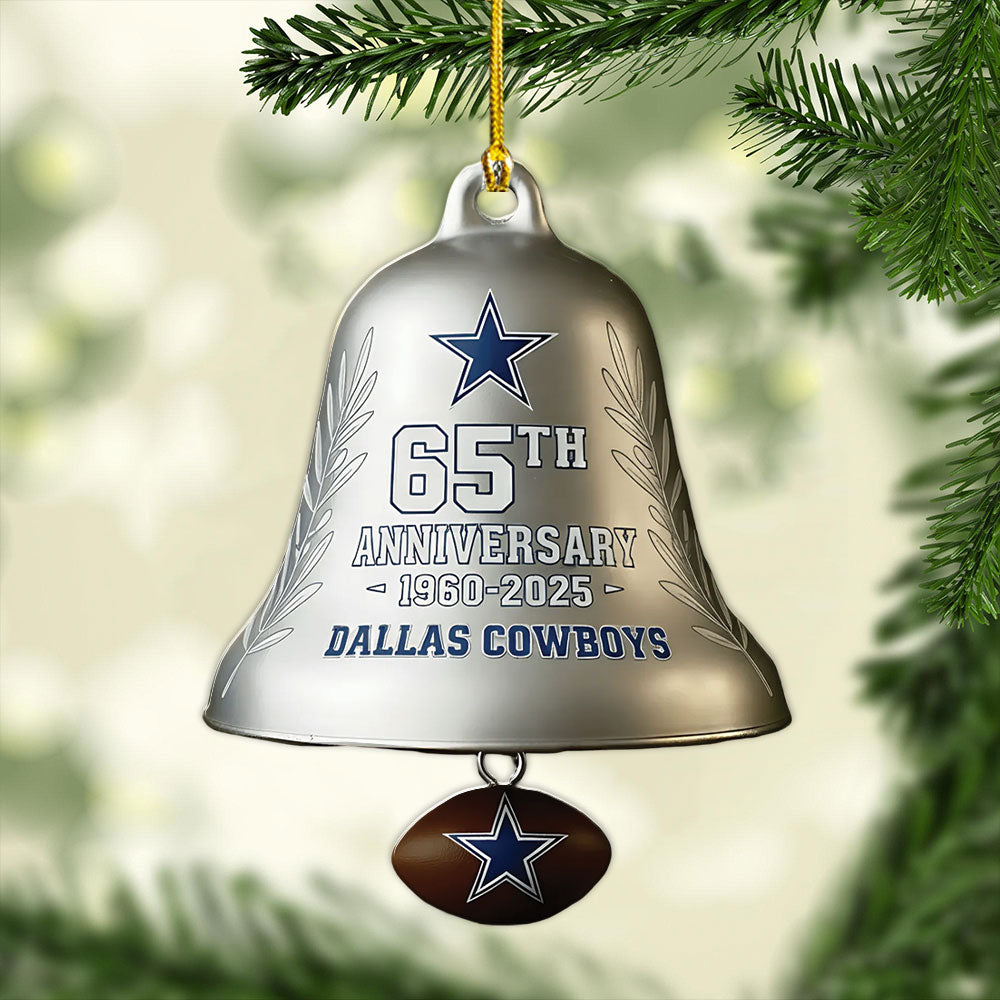 Dallas Cowboys 65th Anniversary Custom Shape 2-sided Acrylic Ornament – MAITM13705