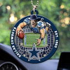 Dallas Cowboys Custom shape 2-sided Acrylic Car Ornament – HOATT12596