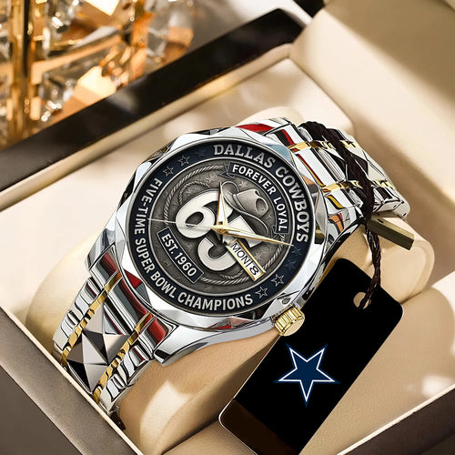 Dallas Cowboys 65th Anniversary 2025 Alloy Luxury Quartz Watch – TANTN16203