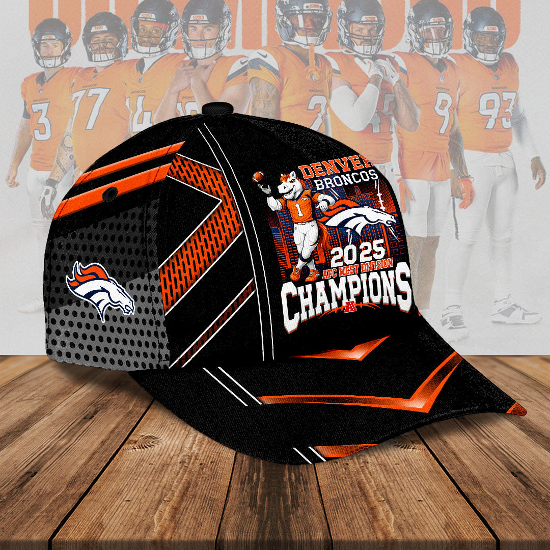 Denver Broncos 2025 AFC West Champions Classic Cap – HOATT15406