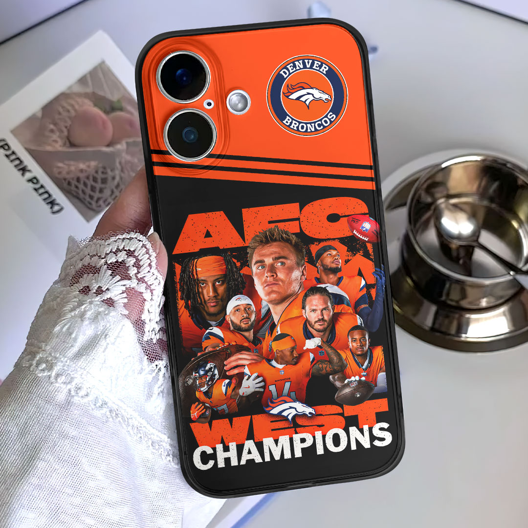 Denver Broncos 2025 AFC West Champions Phone Case – HOATT15402