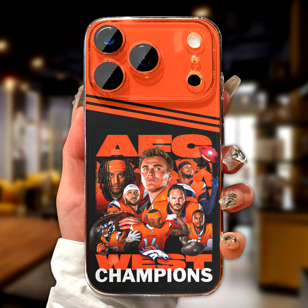 Denver Broncos 2025 AFC West Champions Phone Case – HOATT15402