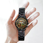 Denver Broncos 65th Anniversary 2025 Black Stainless Steel Watch – TANTN16141
