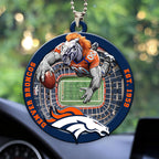 Denver Broncos Custom shape 2-sided Acrylic Car Ornament – HOATT12580