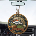 Denver Broncos Custom Shape 2-sided Acrylic Car Ornament – HOATT13439