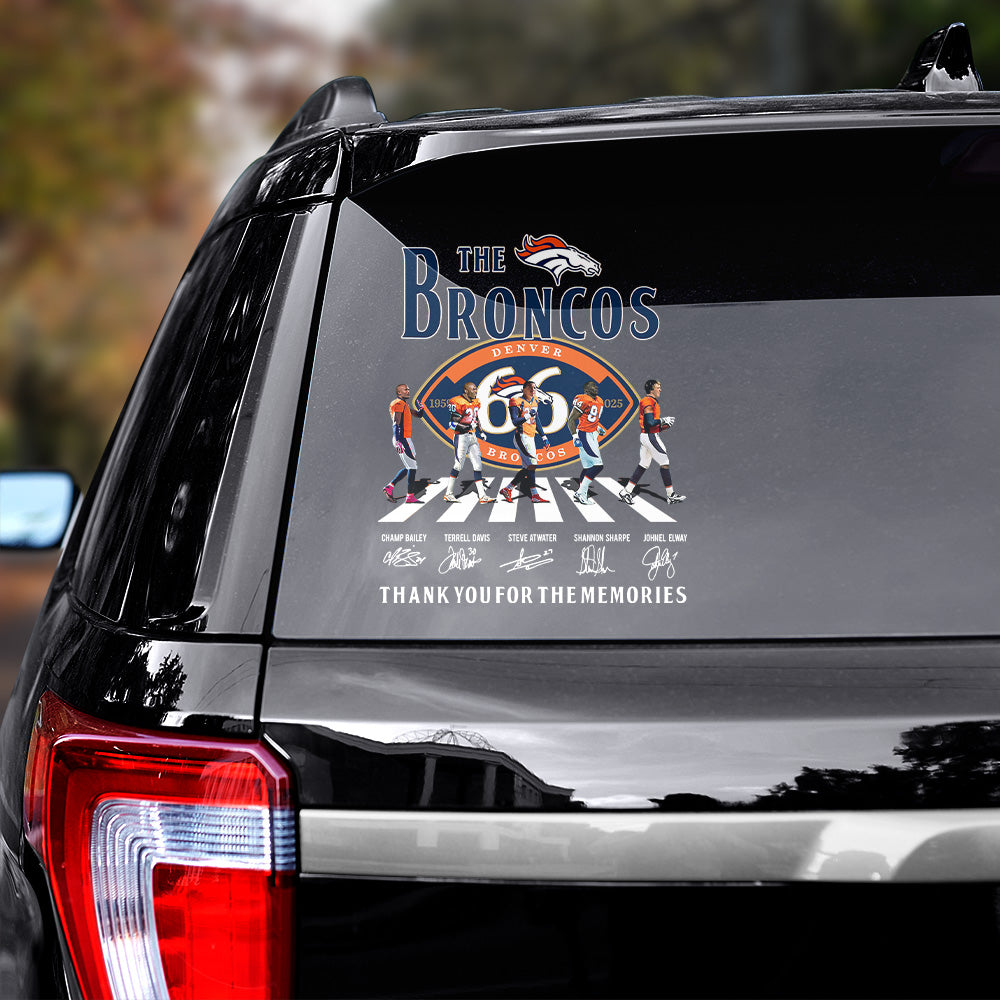 Denver Broncos 3D Car Sticker – TANTN16814