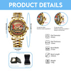 Detroit Red Wings 100th Anniversary Alloy Luxury Quartz Watch – TANTN21494