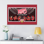 Detroit Red Wings 100th Anniversary Rectangle Canvas With Inner Frame – TANTN21498