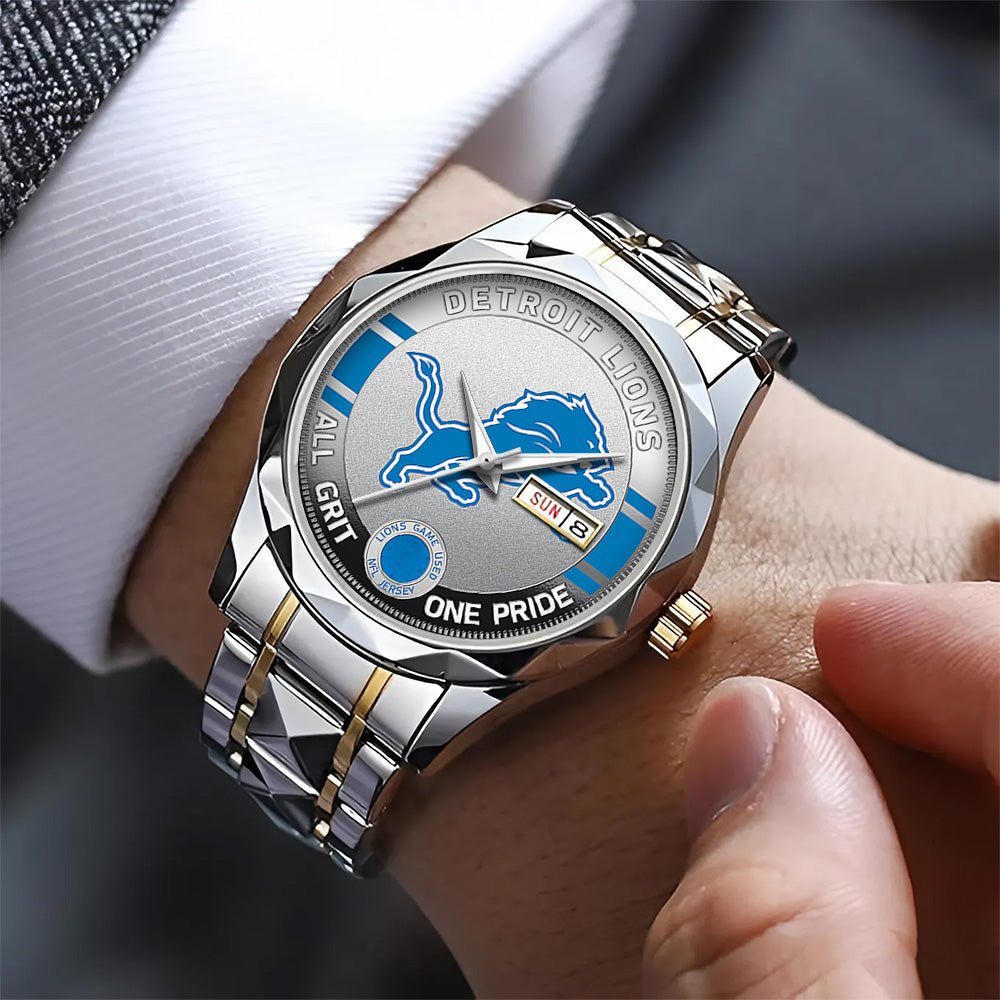 Detroit Lions Alloy Luxury Quartz Watch – TANTN15887