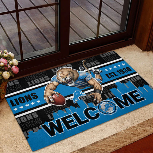 Detroit Lions Custom Doormat – HOATT12839