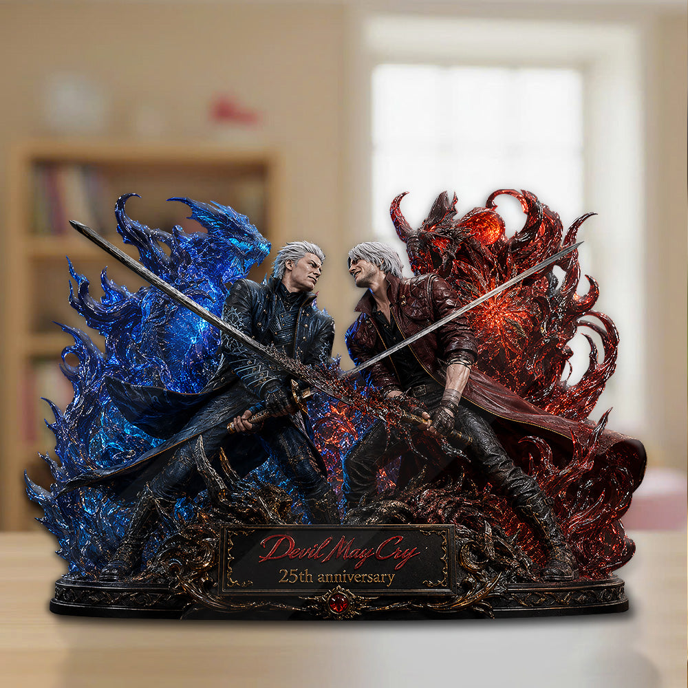 Devil May Cry 25th Anniversary Custom Shape Acrylic Plaque – GNE6552