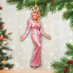 Dolly Parton Custom Shape 2-side Printed Acrylic Ornament – HOATT20950