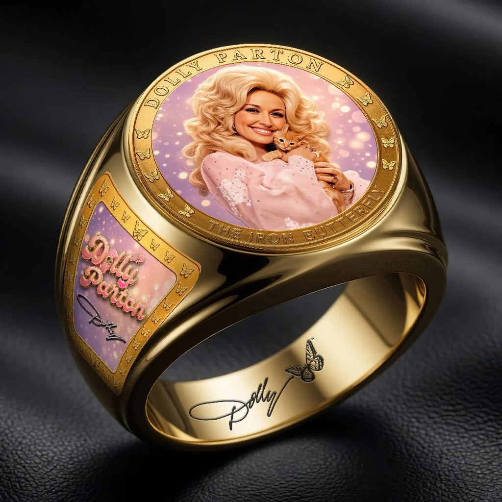 Dolly Parton 3D Engraved Ring – HOATT20787