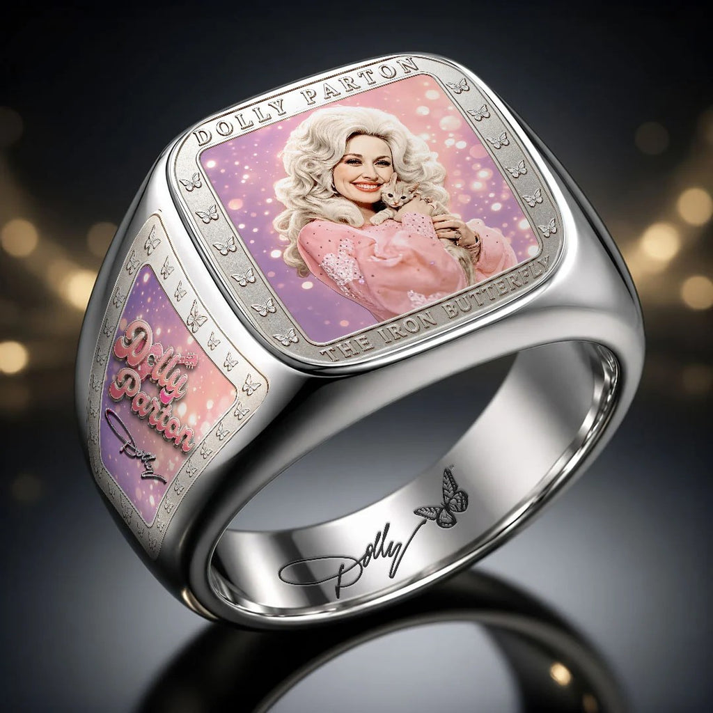 Dolly Parton 3D Engraved Ring – HOATT20787