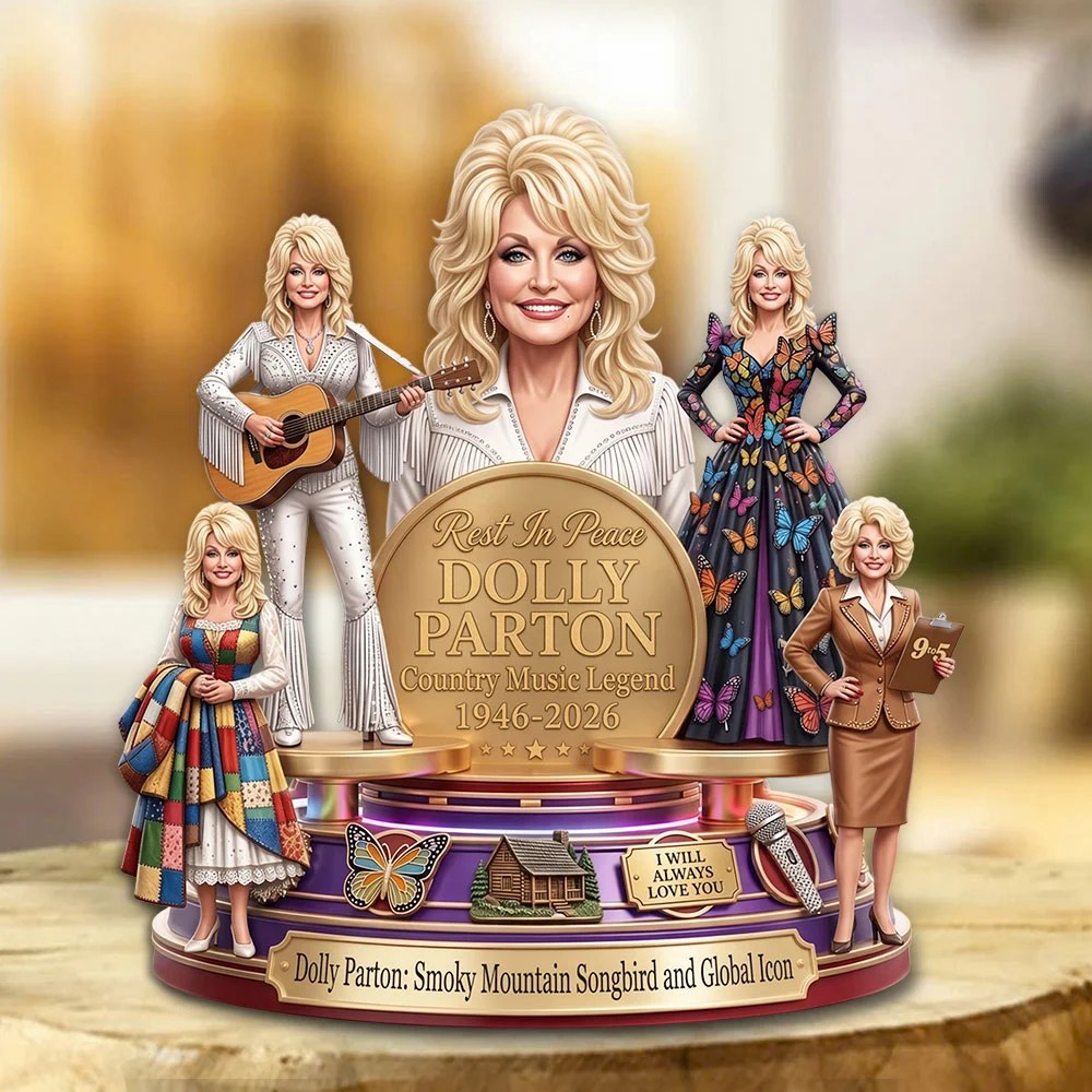 Dolly Parton Custom Shape Acrylic Plaque – TMTHU8875