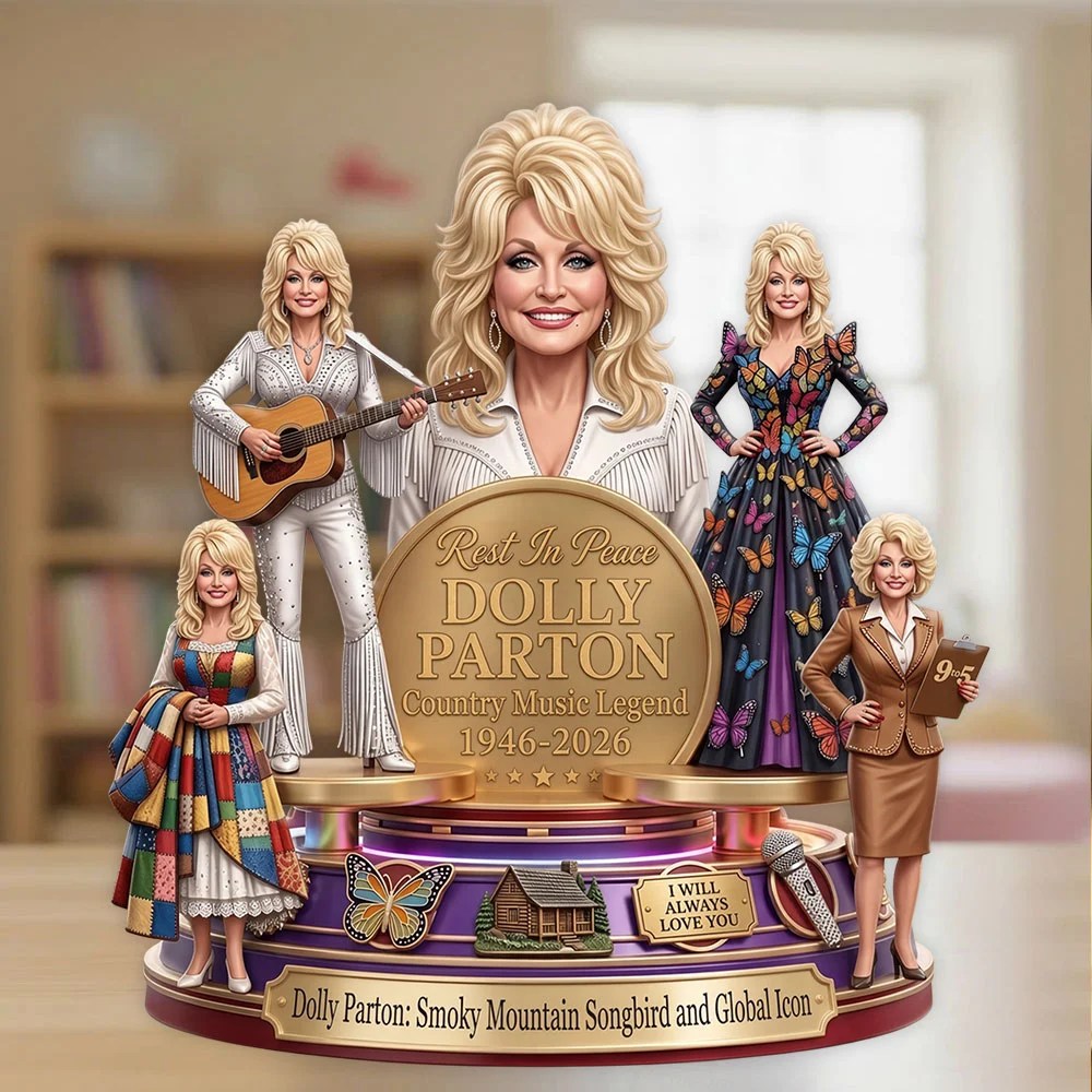 Dolly Parton Custom Shape Acrylic Plaque – TMTHU8875