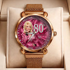 Dolly Parton Mesh Strap Quartz Watch – TMTHU8877