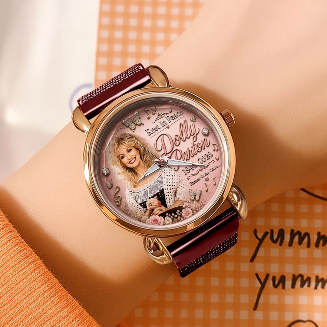 Dolly Parton Mesh Strap Quartz Watch – TMTHU8925