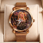 Dolly Parton Mesh Strap Quartz Watch – TMTHU8951