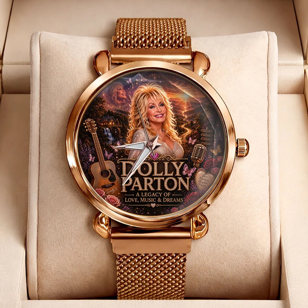 Dolly Parton Mesh Strap Quartz Watch – TMTHU8951