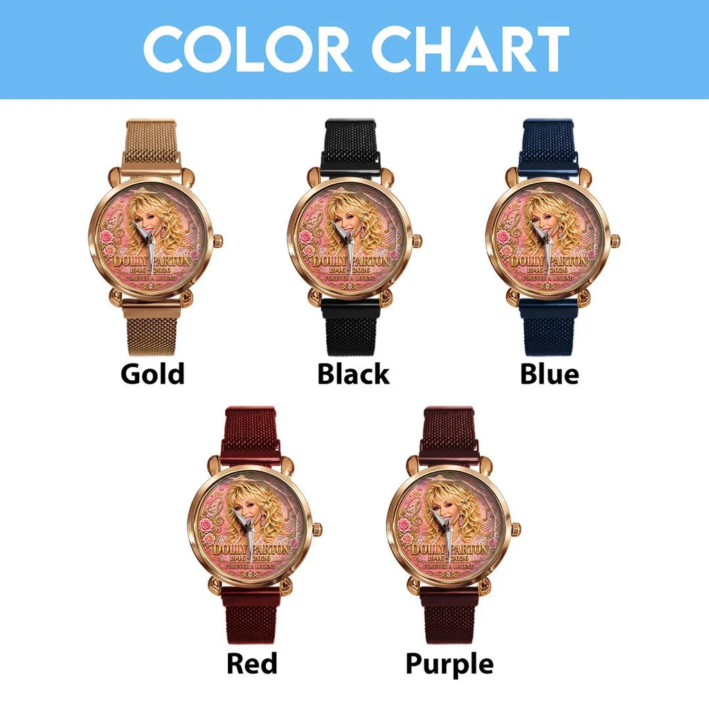Dolly Parton Mesh Strap Quartz Watch – HOATT20814