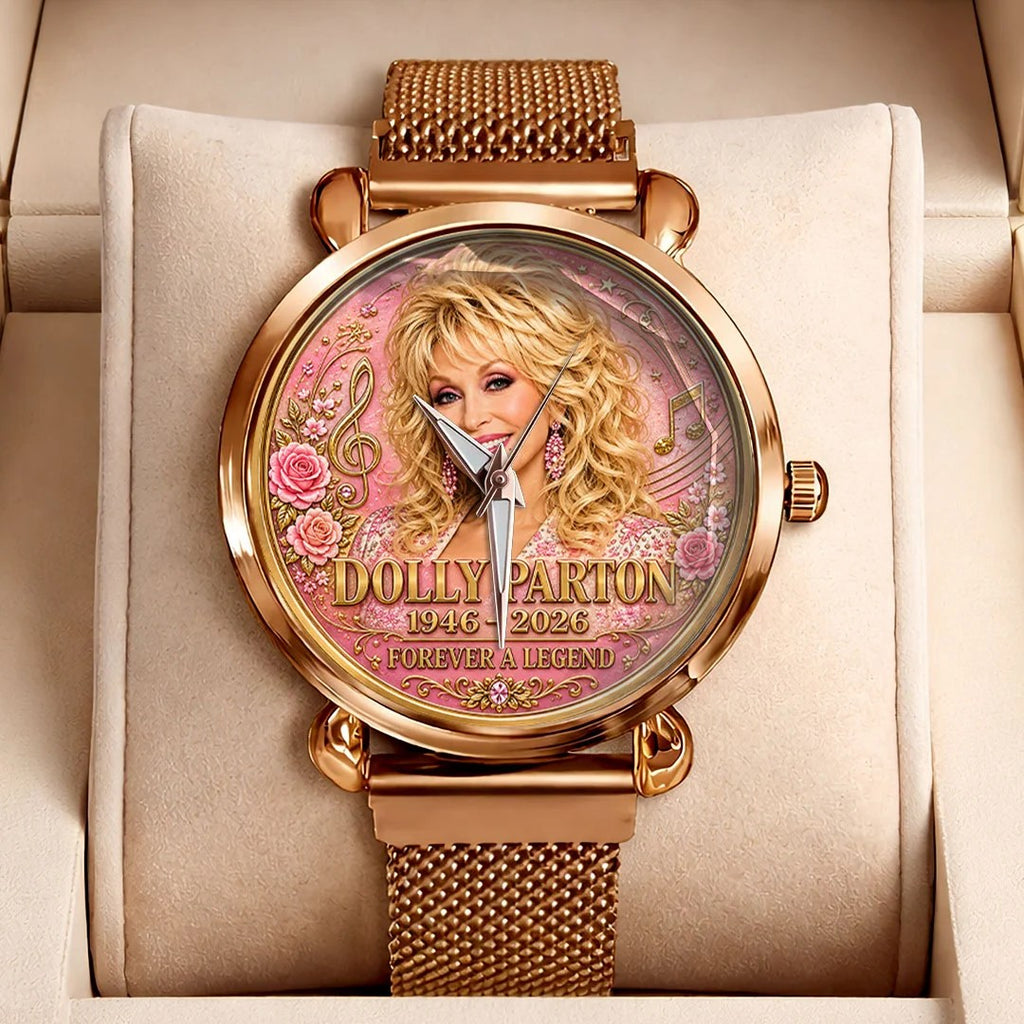 Dolly Parton Mesh Strap Quartz Watch – HOATT20814